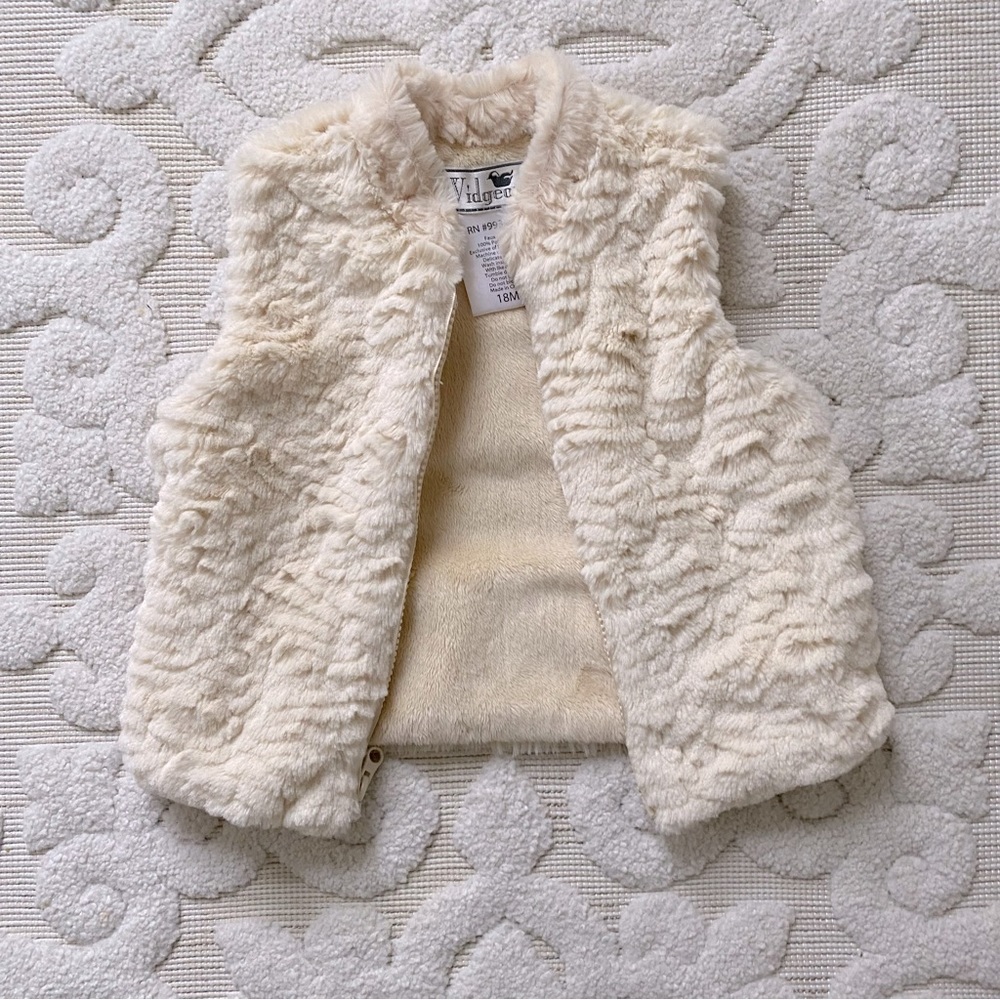 Baby Faux Fur Vest 18M